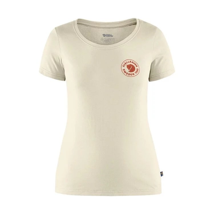 瑞典 Fjallraven 1960 Logo T-shirt 有機棉T恤 女 FR83513-113 粉筆白