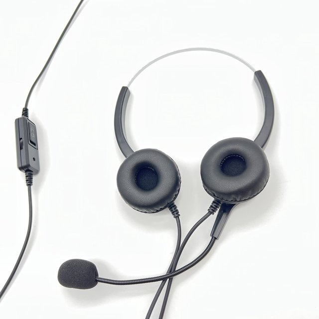 【中晉網路】雙耳耳機麥克風 含調音靜音 東訊TECOM SD-7506D 話機專用 免持通話 電話行銷工具