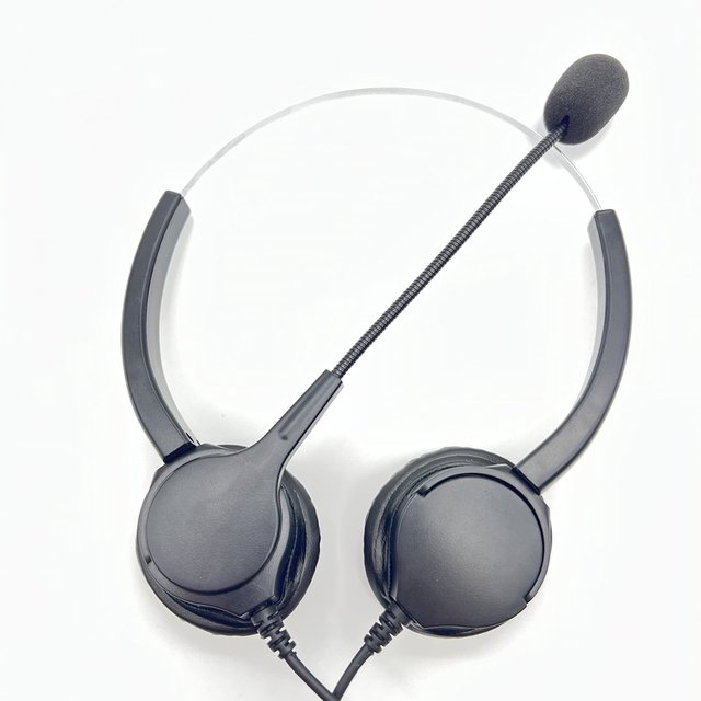 【中晉網路】雙耳耳機麥克風 東訊TECOM DX-9924G 話機專用 RJ9水晶頭 久戴舒適設計