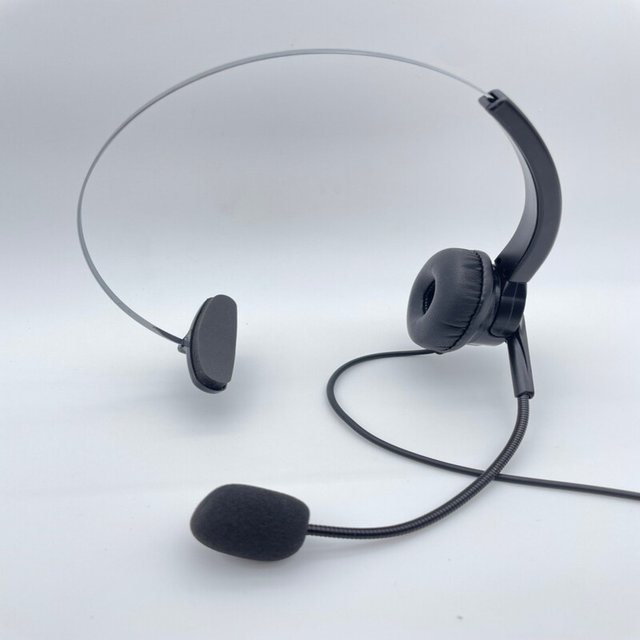 【中晉網路】Yealink IP電話 T38 單耳耳機麥克風 水晶頭 客服人員耳麥 配戴舒適 音質清晰 總機話機適用 單耳耳機