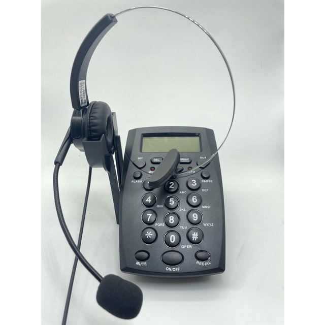 【中晉網路】電銷話機 FHT500 電話銷售專業組 快撥電話機 電話行銷專用 商用電話(無話筒需搭配耳機) 搭配單耳耳機