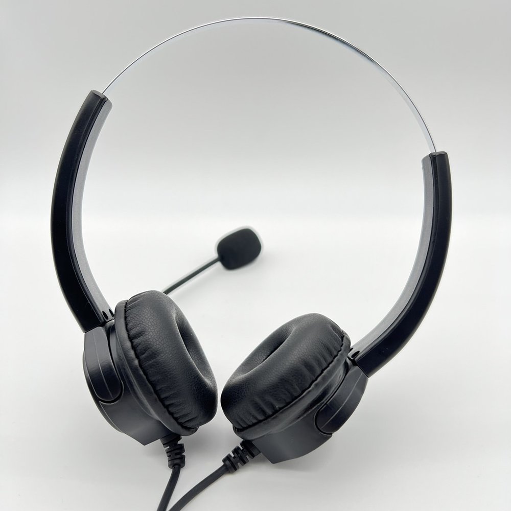 【中晉網路】 fanvil IP電話機 x3sp c58 耳機孔專用頭戴式專業款耳機麥克風 客服電話耳麥 雙耳耳機
