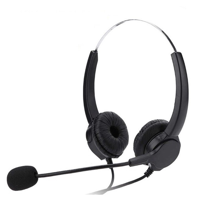 【中晉網路】FHSDX100 耳機麥克風專賣 東訊總機SDX8810 SD7706話機專用 辦公室電話耳麥 電話客服 雙耳耳機