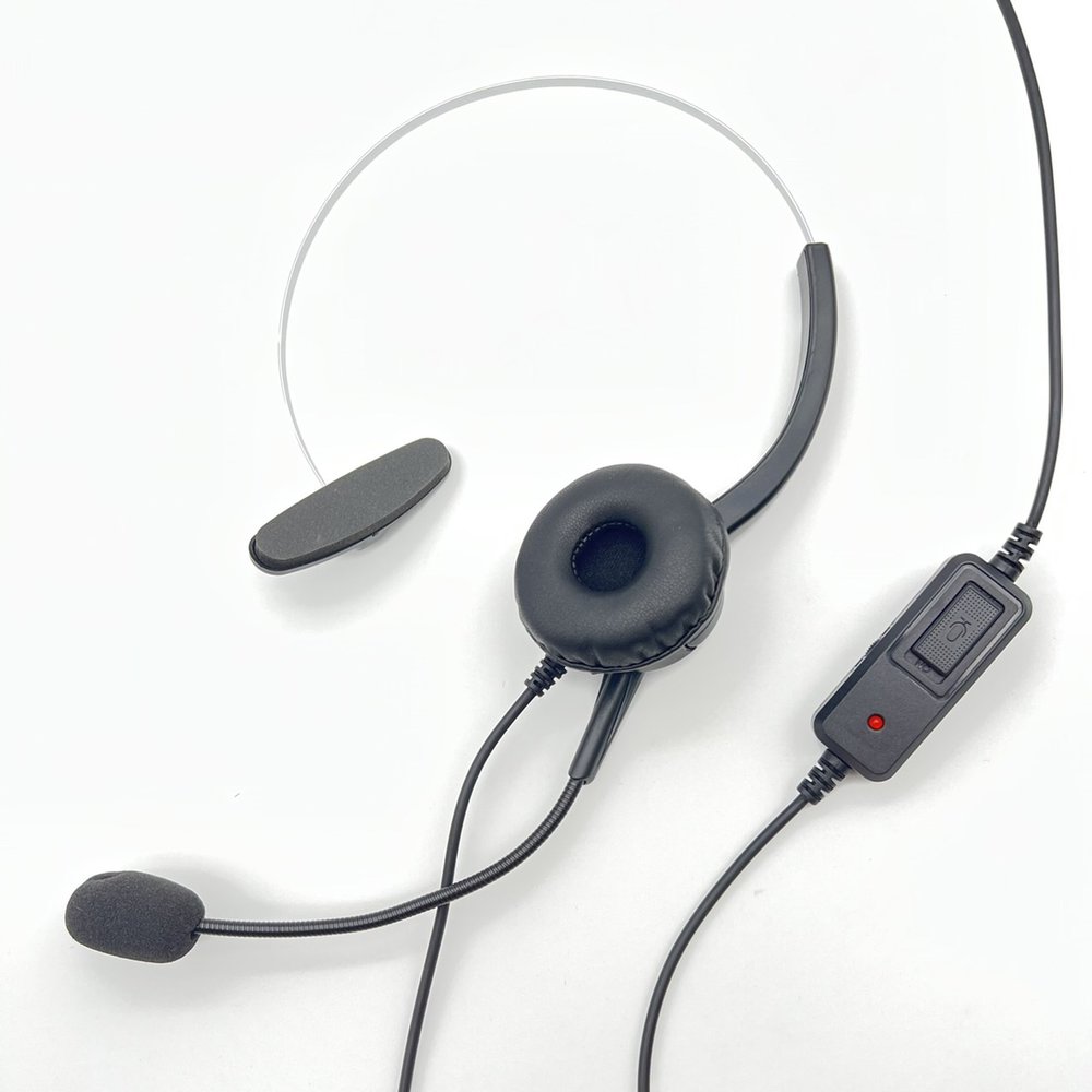 【中晉網路】FHSDX100 耳機麥克風專賣 東訊總機SDX8810 SD7706話機專用 辦公室電話耳麥 電話客服 單耳調音靜音