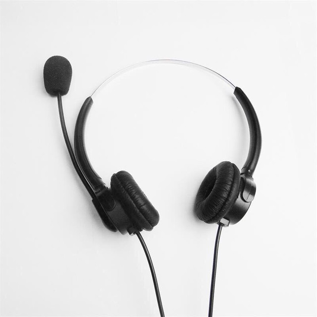 【中晉網路】FHA500專營客服電話耳機麥克風 各廠牌總機電話指定款頭戴式電話耳麥 疫調頭戴式耳麥 雙耳耳機