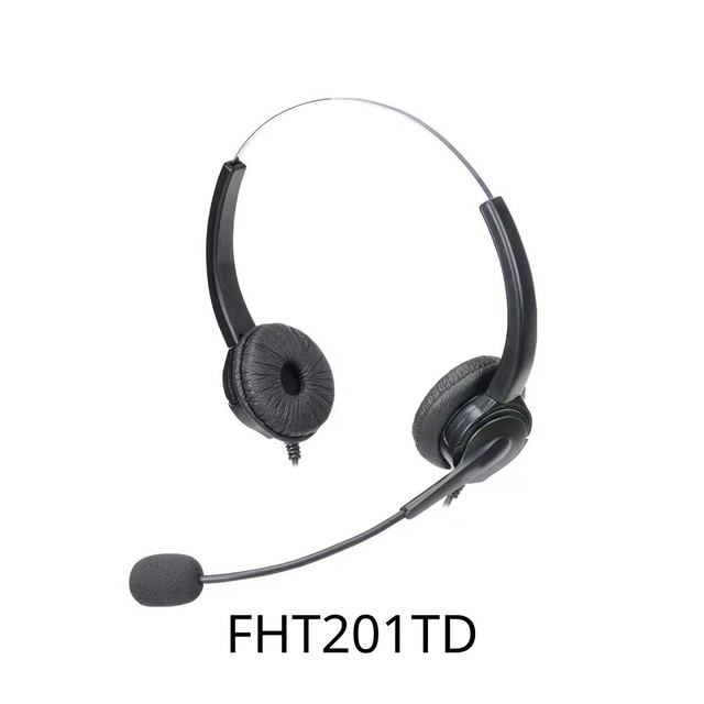 【中晉網路】通航TONNET話機專用 TD8415D 雙耳頭戴式水晶接頭耳麥 總機客服耳麥