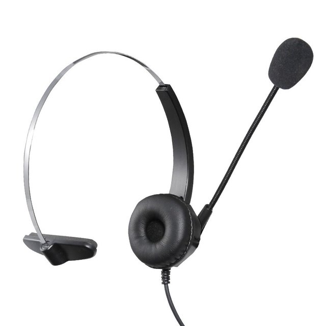 【中晉網路】grandstream GXP1625 附單耳調音靜音功能 電話耳機麥克風 行銷電話耳機 頭戴式電話耳機 客服電話耳機