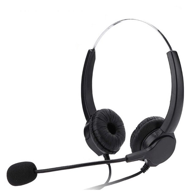 【中晉網路】grandstream GXP1625 客服電話 辦公室耳麥 電話總機頭戴式耳麥 雙耳頭戴式耳機麥克風