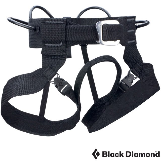【美國 Black Diamond】ALPINE BOD HARNESS 輕量化經典款安全吊帶/攀岩.登山.冰攀適用/快拆式腿環/650026 黑
