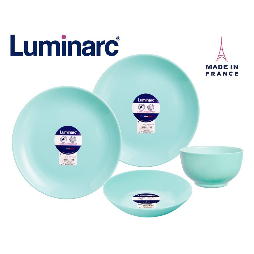 【Luminarc 樂美雅】蒂芬妮藍4件式餐具組(ARC-404-LG)