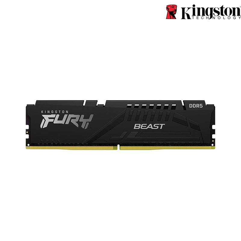 Kingston 金士頓 16GB DDR5-5600 FURY Beast 獸獵者 桌上型記憶體 黑散熱片 CL36 /紐頓e世界