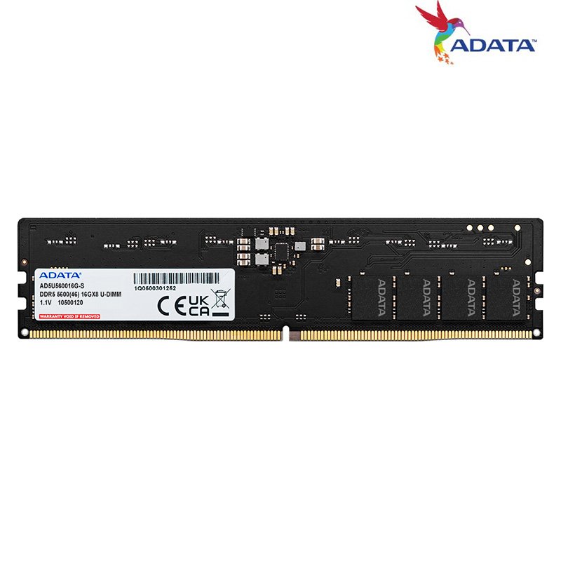 ADATA 威剛 16G DDR5 5600 桌上型記憶體 無散熱片 CL46 AD5U560016G-S /紐頓e世界
