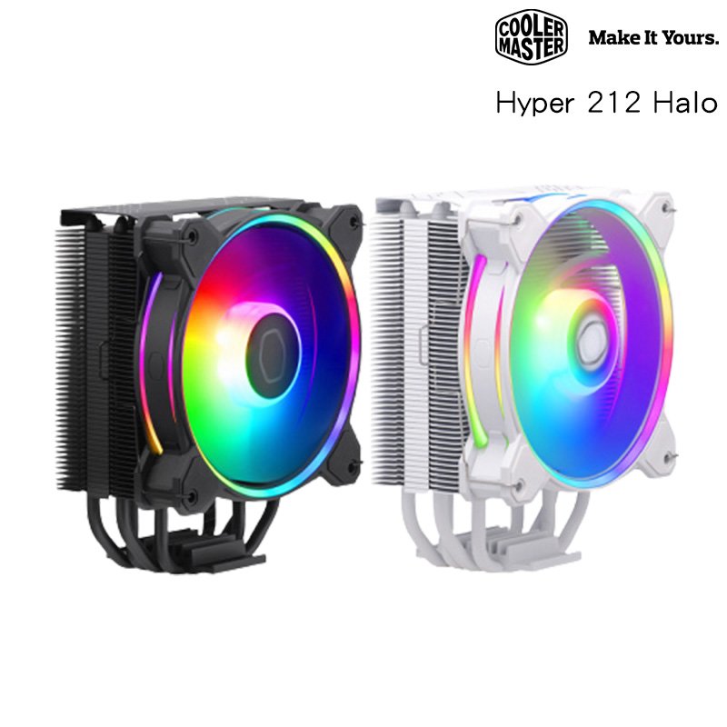 COOLER MASTER 酷碼 HYPER 212 HALO CPU散熱器 單塔式 高度15.4cm 黑色 白色 /紐頓e世界