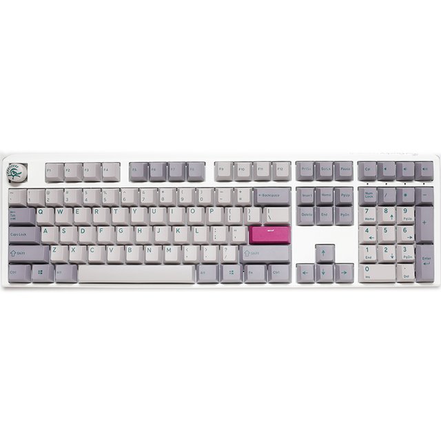 [ 總騏科技 B18 ] Ducky One3 雪霧灰 茶/青/紅軸 RGB背光 108鍵 機械式鍵盤 Cherry高度PBT材質鍵帽 台灣製造