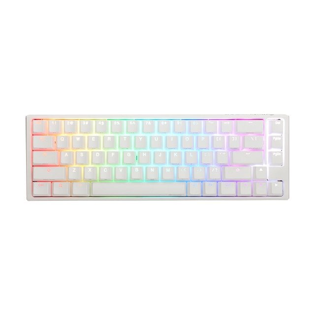 [ 總騏科技 B18 ] DUCKY ONE3 SF 65% 經典白 RGB 機械式鍵盤 茶/青/紅軸