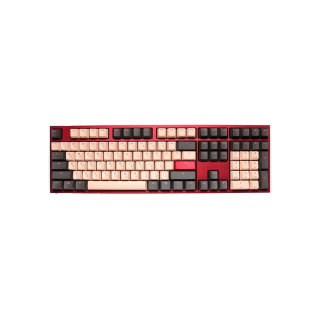 [ 總騏科技 B18 ] Ducky ONE2 薔薇 108鍵 機械式鍵盤 銀/靜音紅軸 不發光
