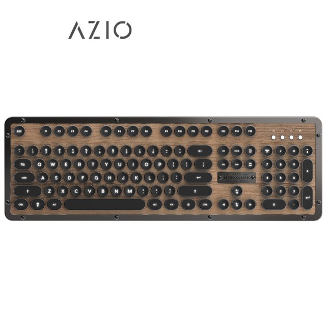 [ 總騏科技 B18 ] AZIO RETRO系列 BT藍牙 打字機 機械式鍵盤 中文版(PC/MAC) 本產品不含藍牙接收器