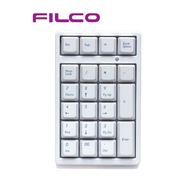 [ 總騏科技 B18 ] FILCO 數字鍵盤 白色/黑色 茶軸 台灣代理商 有保固