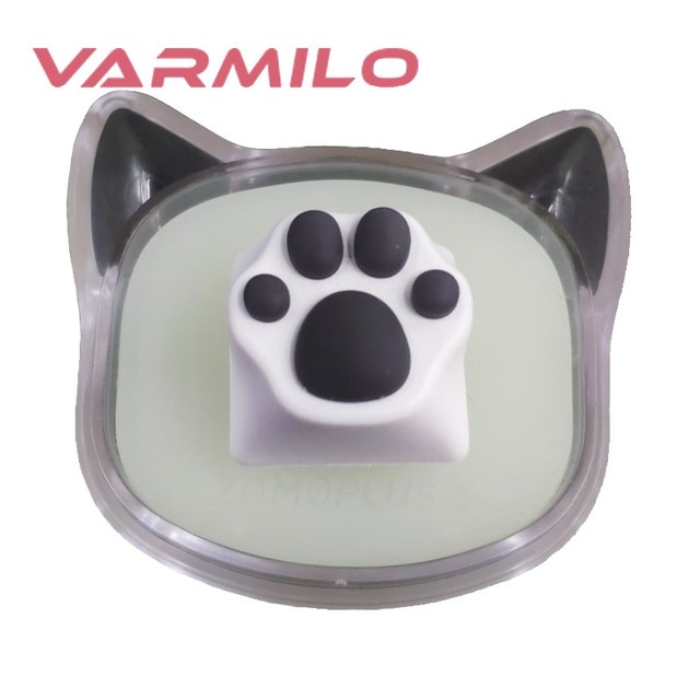 [ 總騏科技 B18 ] VARMILO阿米洛 貓爪鍵帽-白灰色 總騏科技 B18