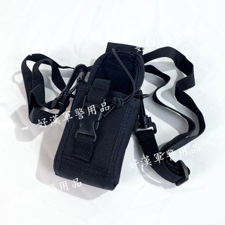北台灣最大-好漢軍用品-兩用無線電套 警用無線電套 警察 保全 肩背 腰帶