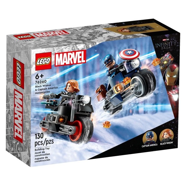 樂高LEGO SUPER HEROE 黑寡婦&amp;美國隊長 摩托車 76260 TOYeGO 玩具e哥
