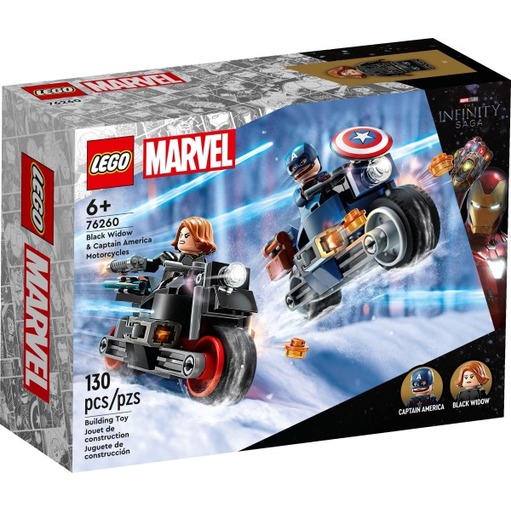 樂高LEGO SUPER HEROE 黑寡婦&amp;美國隊長 摩托車 76260 TOYeGO 玩具e哥