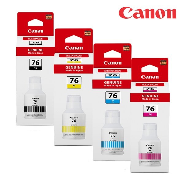 CANON GI-76 全系列 原廠填充墨水「四色防水」一套 適用 GX6070 GX7070