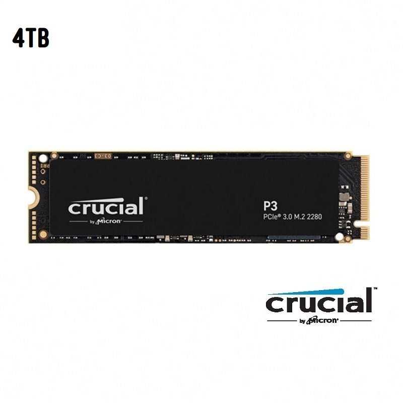 米特3C數位–Micron 美光 Crucial P3 4TB/Gen3 M.2 SSD固態硬碟
