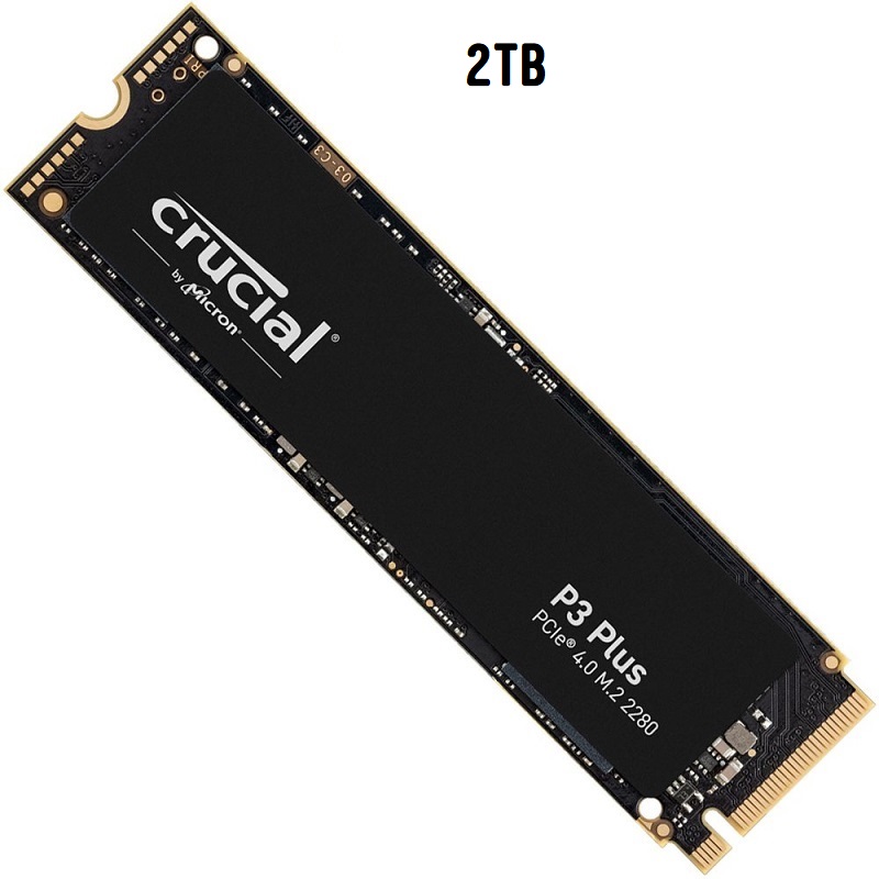 米特3C數位–Micron 美光 Crucial P3 Plus 2TB/Gen4 M.2 SSD 固態硬碟