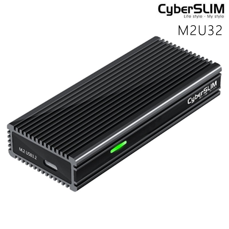 CyberSLIM 大衛肯尼 M2U32 M.2 PCIE NVME SSD Type-c USB3.2 Gen2x2 外接盒