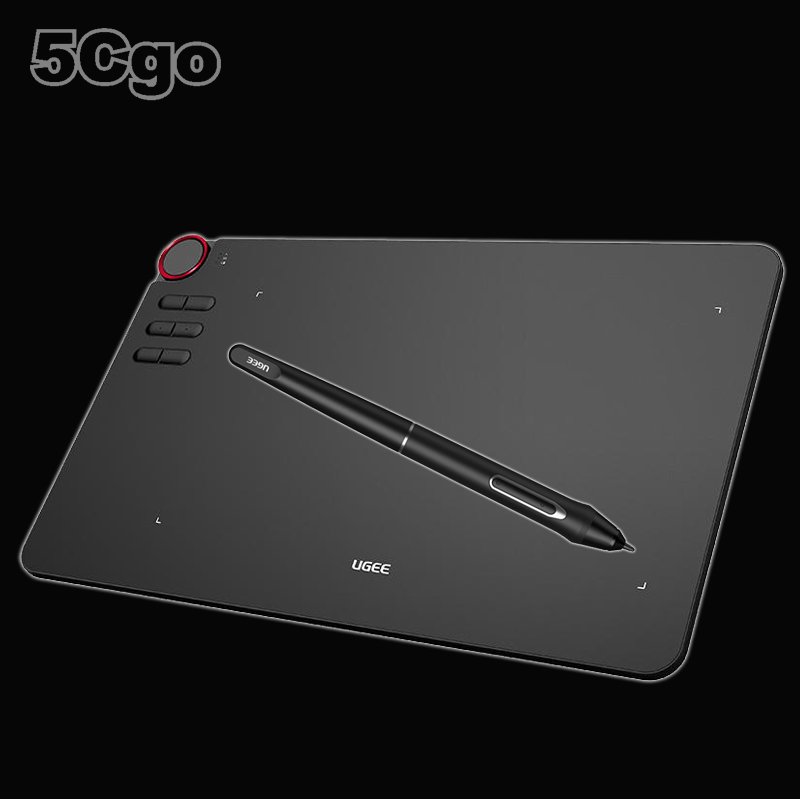5Cgo【智能】UGEE友基EX12數位板手繪板電腦繪畫板電子畫板網課手寫繪圖板10x5.6英寸無源無線壓感筆 含稅