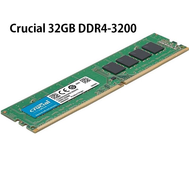 米特3C數位–Micron 美光 Crucial 32GB DDR4-3200 桌上型記憶體