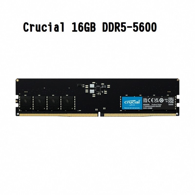 米特3C數位–Micron 美光 Crucial 16GB DDR5-5600 桌上型記憶體