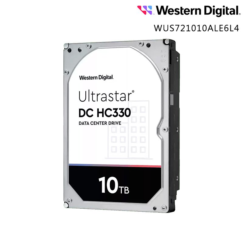 WD 威騰 Ultrastar DC HC330 3.5吋 10TB 企業級 傳統硬碟 WUS721010ALE6L4