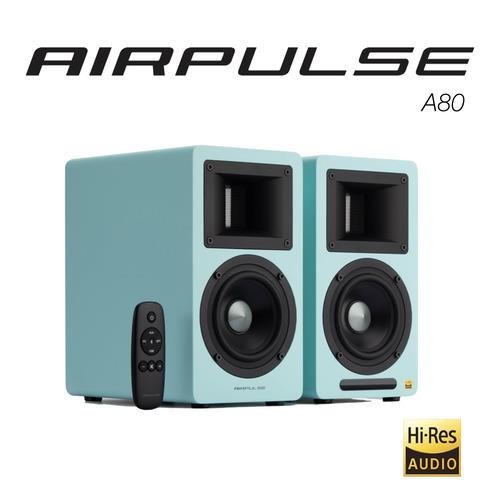 [新北新莊 名展音響] AIRPULSE A80 主動式喇叭(Tiffany 藍)