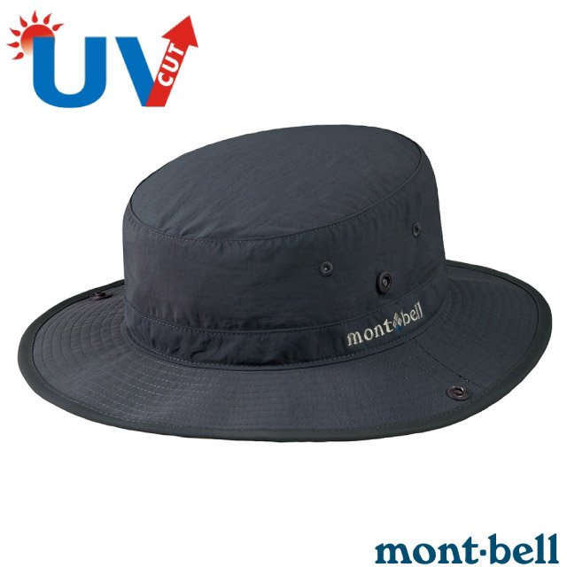 【mont-bell 日本】 Fishing Hat 透氣防曬漁夫帽.圓盤帽.遮陽帽.可折疊收納/抗UV.防潑水處理/1118603 GM 灰