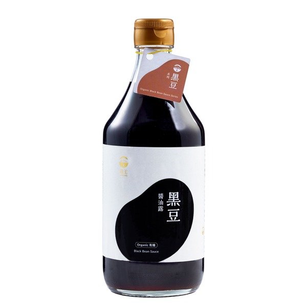 【菇王】有機礦泉鹽黑豆醬油露(500ml/瓶)