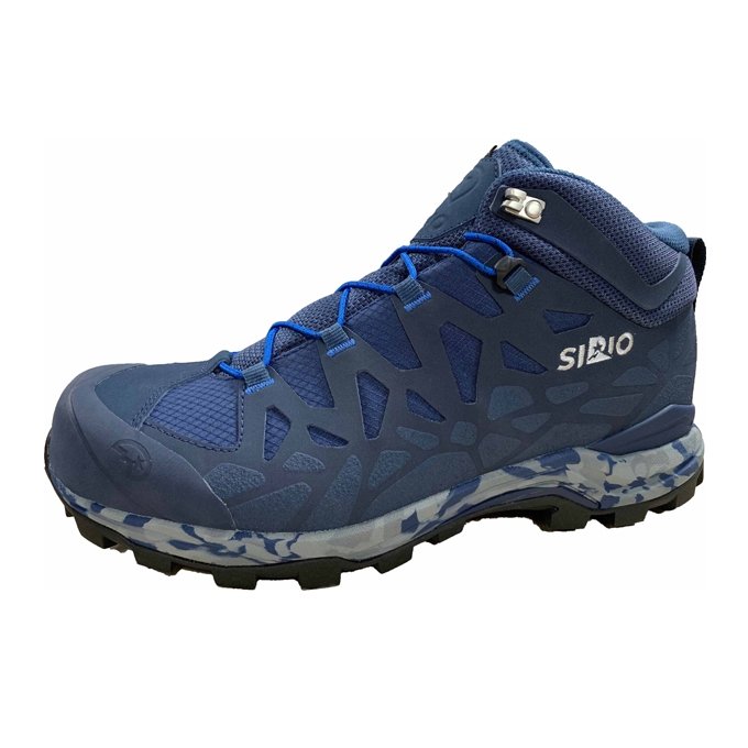 [好也戶外]SIRIO Gore-Tex中筒登山健行鞋(3E+寬楦) 男款-丹寧藍 NO.PF156DE