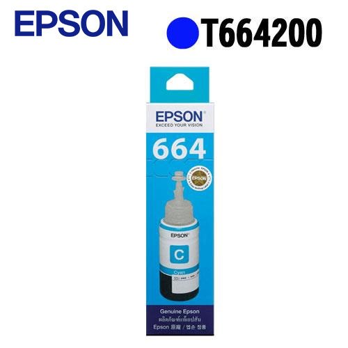 【EPSON】 T664 原廠藍 墨水 連續供墨 適用L121 L310
