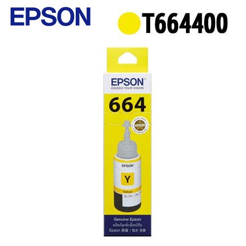 【EPSON】 T664 原廠黃 墨水 連續供墨 適用L121 L310