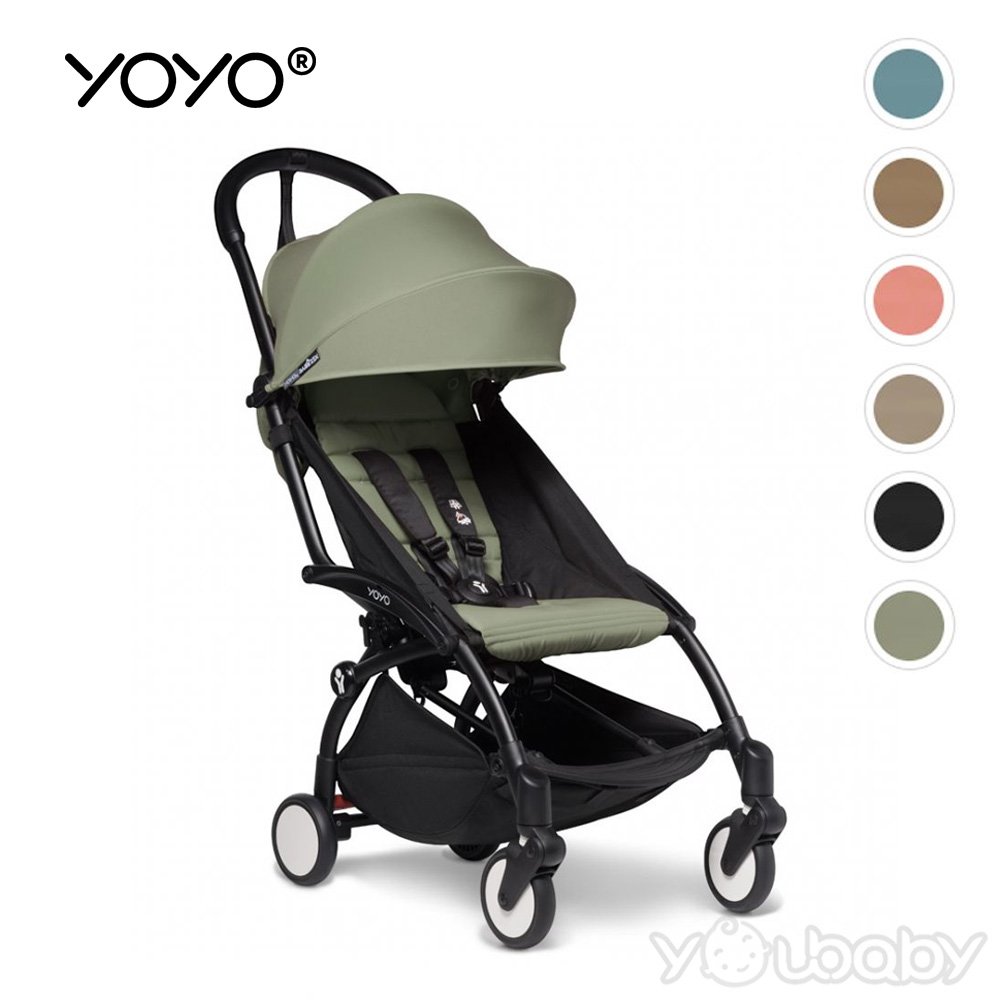 Stokke® YOYO® 輕量型嬰兒推車 YOYO6+ 推車組合(含車架) /嬰兒推車 (黑管/白管各6色)