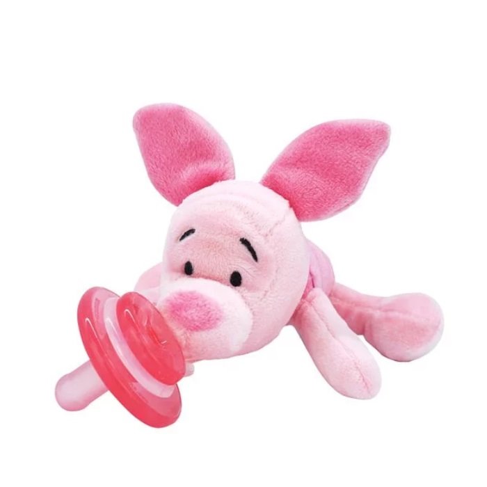 美國 nookums迪士尼寶寶可愛造型安撫奶嘴玩偶(850014766030小豬) 459元