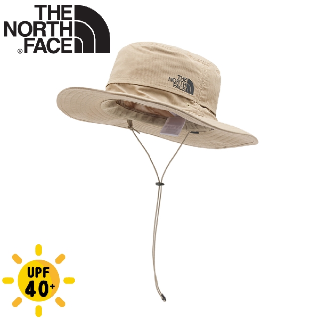 【The North Face 抗UV圓盤帽《卡其》】5FX6/防曬可調節休閒漁夫帽/登山健行