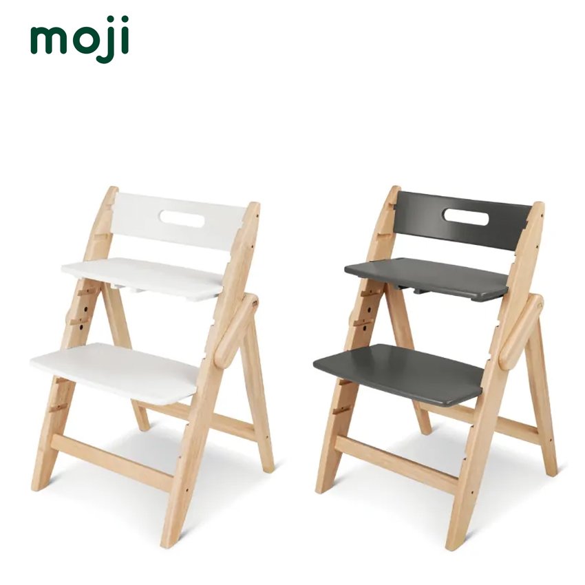 德國 Moji Yippy Cozy 全成長型原木高腳椅 (2色) /餐椅.成長椅
