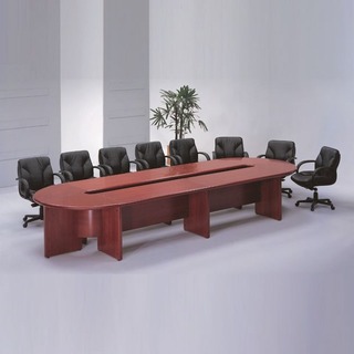 【ED-900】花梨木色環式會議桌