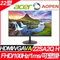AOPEN 22SA2Q H 薄邊框螢幕(22型/FHD/HDMI/VA)