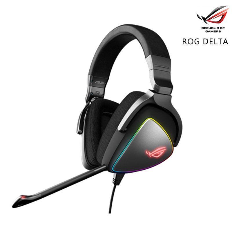 ASUS 華碩 ROG DELTA RGB USB 有線 耳罩式 電競耳機 /紐頓e世界