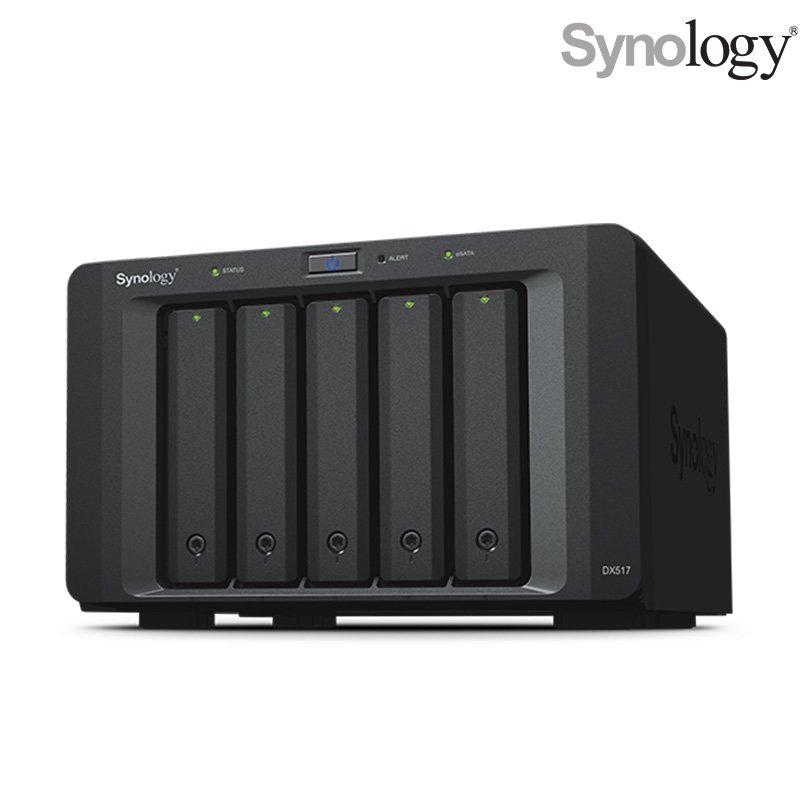 Synology 群暉 DiskStation DX517 5Bay 擴充櫃 NAS 網路儲存伺服器 /紐頓e世界