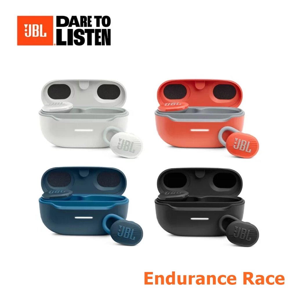 東京快遞耳機館 【JBL】ENDURANCE Race 真無線藍牙運動耳機 4色 超長30小時續航 PURE BASS強力音效