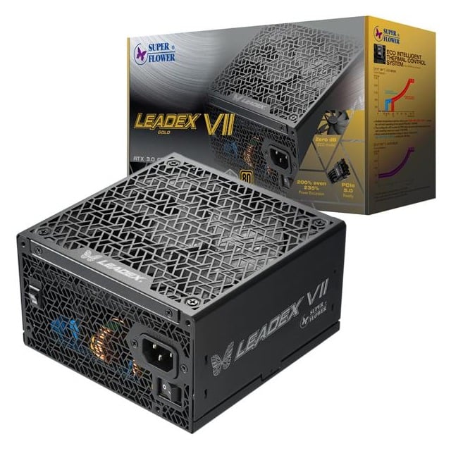 振華 LEADEX VII 金牌 ATX3.0 全模組 1000W 電源供應器